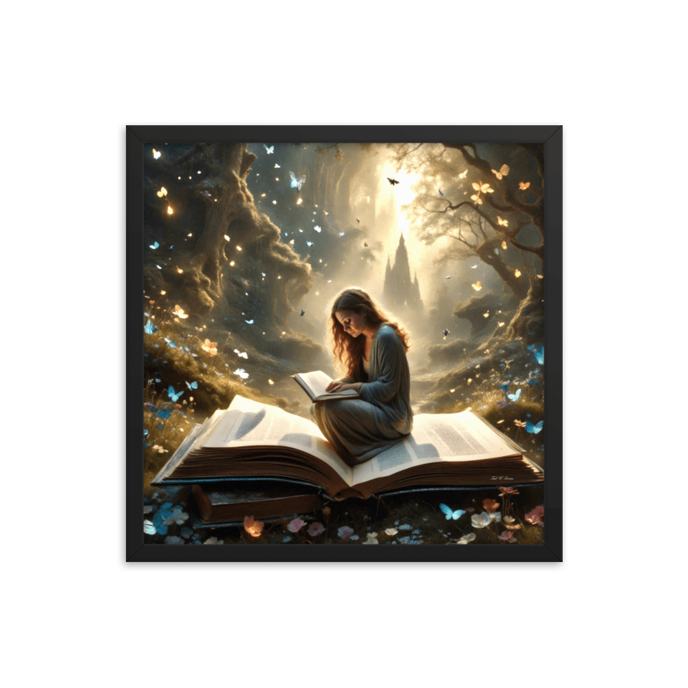 Enchanted Storybook Dreams - Framed Matte Poster Home & Garden > Decor > Artwork > Posters, Prints, & Visual Artwork