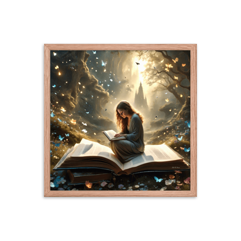 Enchanted Storybook Dreams - Framed Matte Poster Home & Garden > Decor > Artwork > Posters, Prints, & Visual Artwork