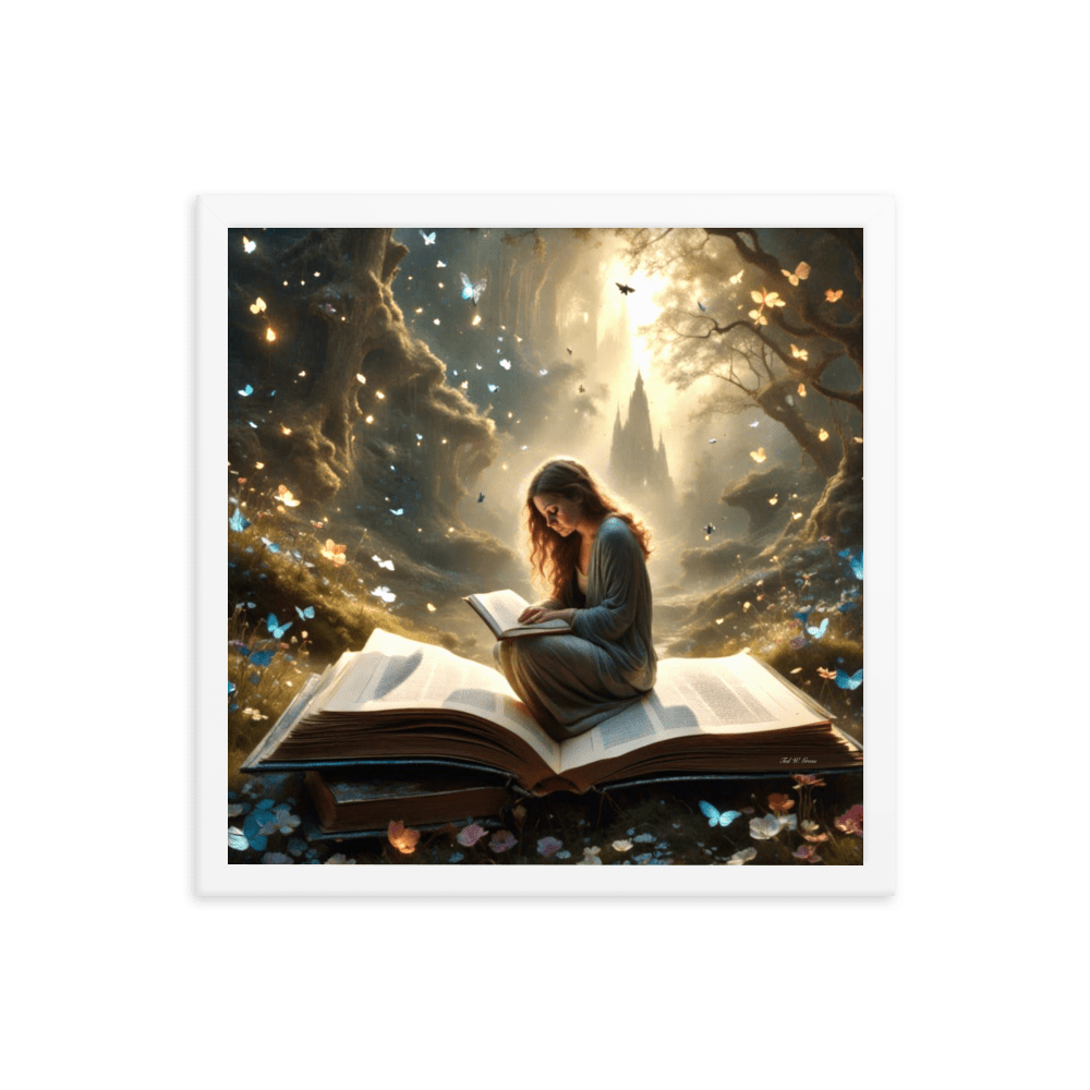 Enchanted Storybook Dreams - Framed Matte Poster Home & Garden > Decor > Artwork > Posters, Prints, & Visual Artwork