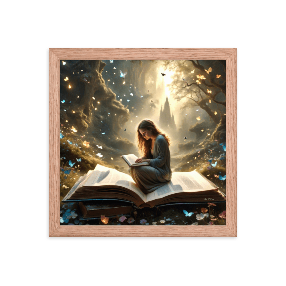 Enchanted Storybook Dreams - Framed Matte Poster Home & Garden > Decor > Artwork > Posters, Prints, & Visual Artwork