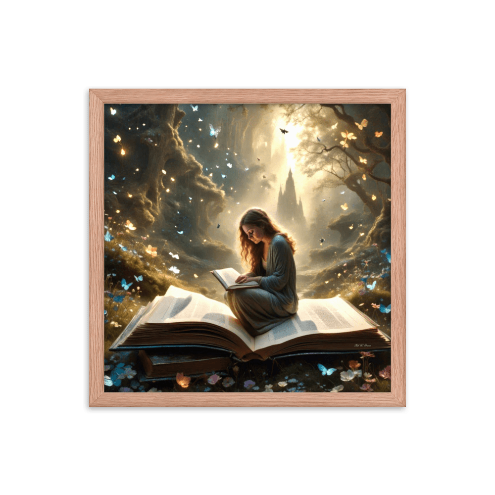 Enchanted Storybook Dreams - Framed Matte Poster Home & Garden > Decor > Artwork > Posters, Prints, & Visual Artwork