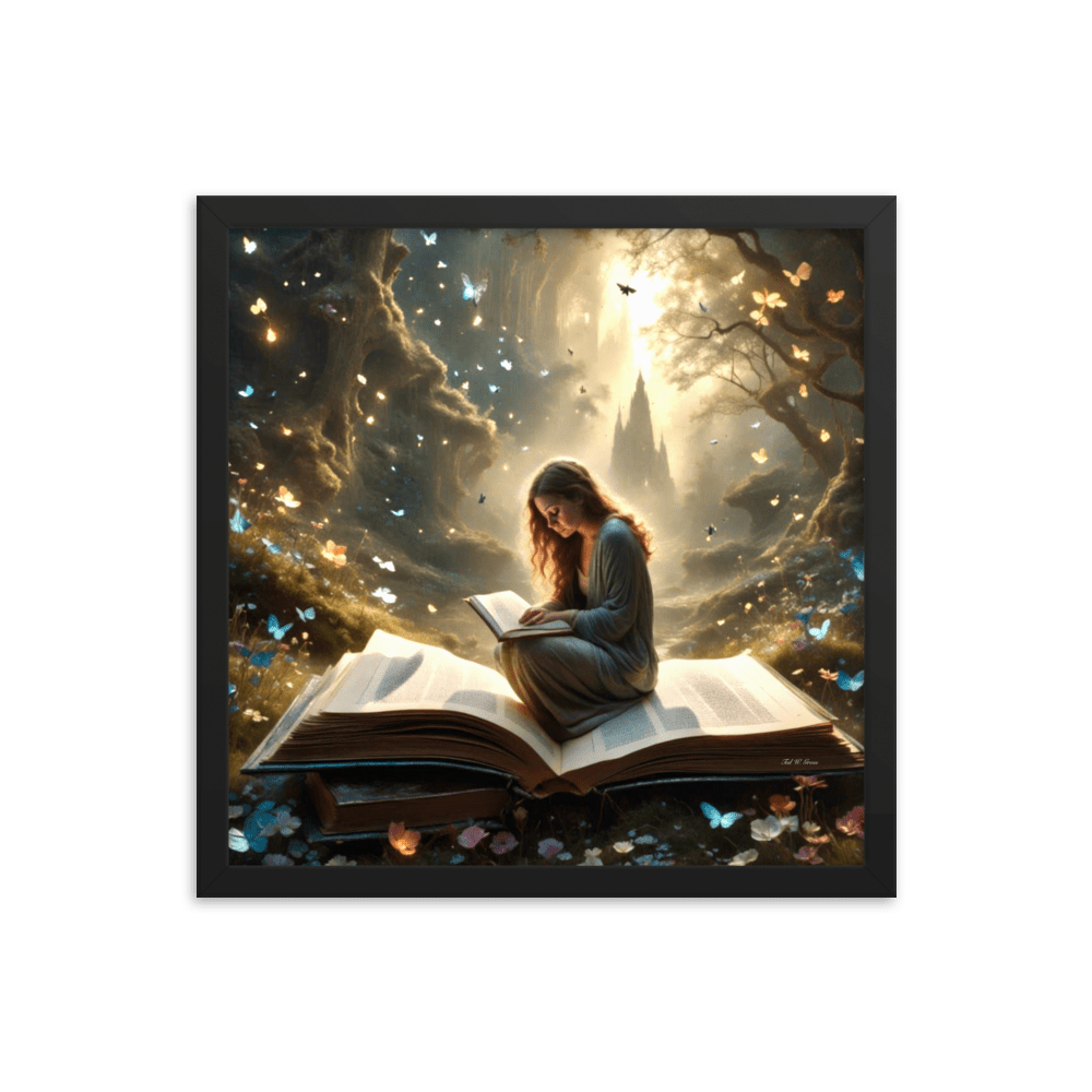 Enchanted Storybook Dreams - Framed Matte Poster Home & Garden > Decor > Artwork > Posters, Prints, & Visual Artwork