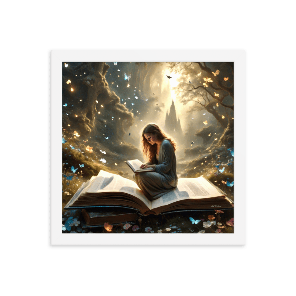 Enchanted Storybook Dreams - Framed Matte Poster Home & Garden > Decor > Artwork > Posters, Prints, & Visual Artwork