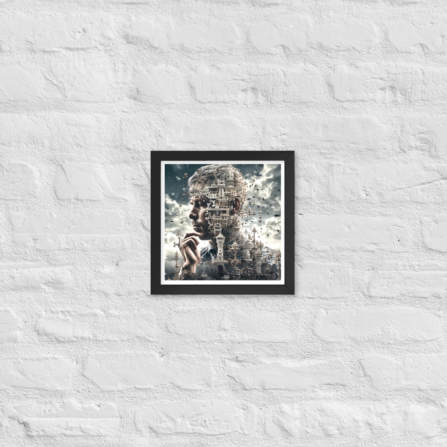 I Think Therefore I Am - Framed Matte Poster Home & Garden > Decor > Artwork > Posters, Prints, & Visual Artwork