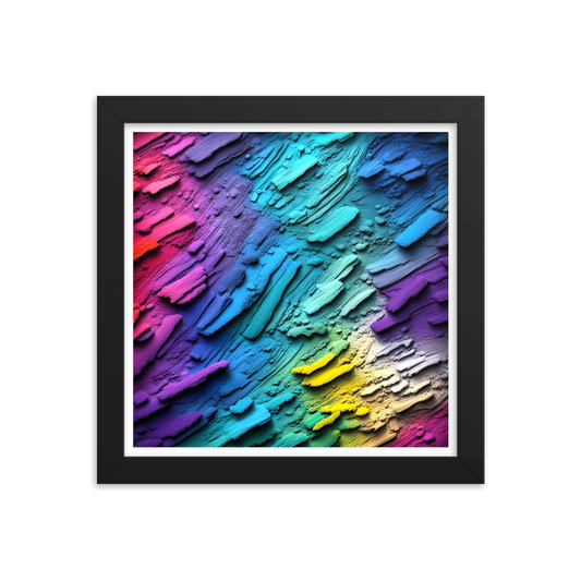Rainbow Spectrum - Framed Matte Poster Home & Garden > Decor > Artwork > Posters, Prints, & Visual Artwork