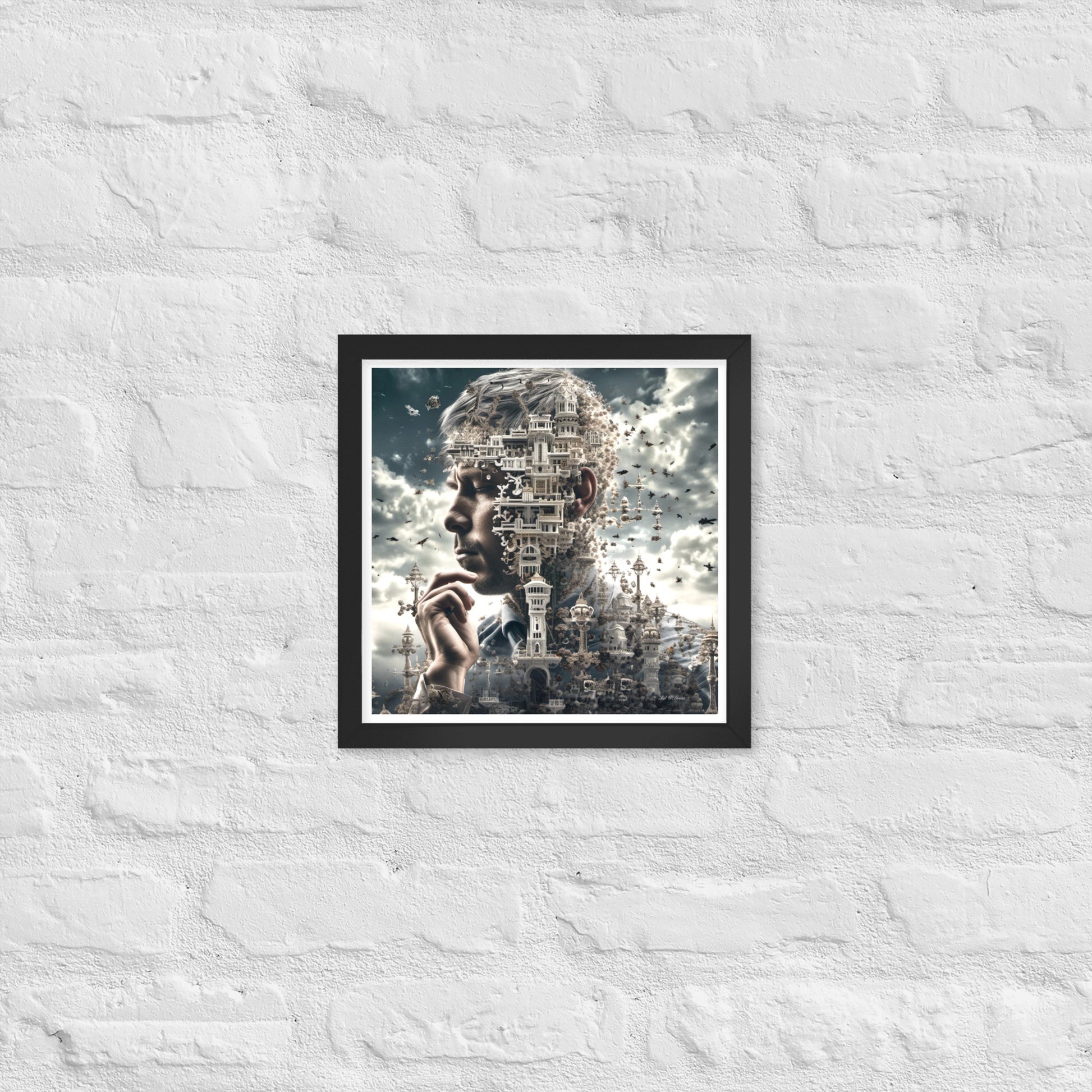 I Think Therefore I Am - Framed Matte Poster Home & Garden > Decor > Artwork > Posters, Prints, & Visual Artwork