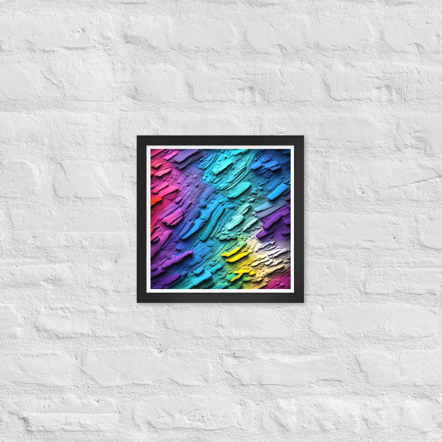 Rainbow Spectrum - Framed Matte Poster Home & Garden > Decor > Artwork > Posters, Prints, & Visual Artwork