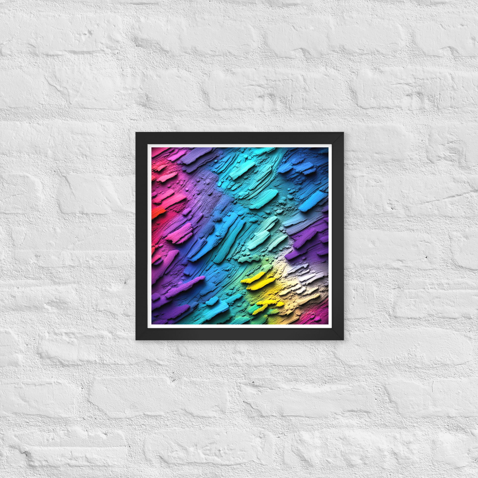 Rainbow Spectrum - Framed Matte Poster Home & Garden > Decor > Artwork > Posters, Prints, & Visual Artwork