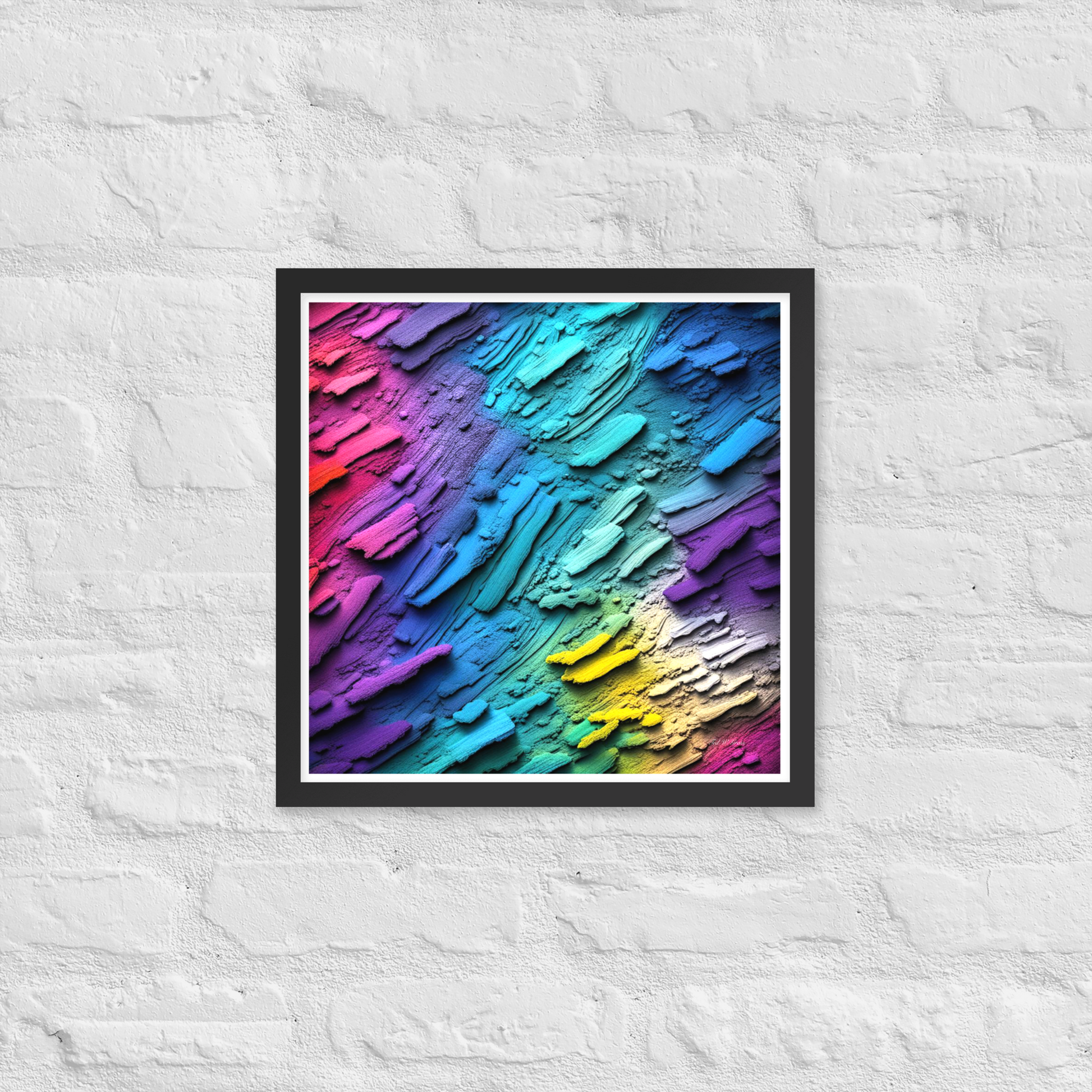 Rainbow Spectrum - Framed Matte Poster Home & Garden > Decor > Artwork > Posters, Prints, & Visual Artwork