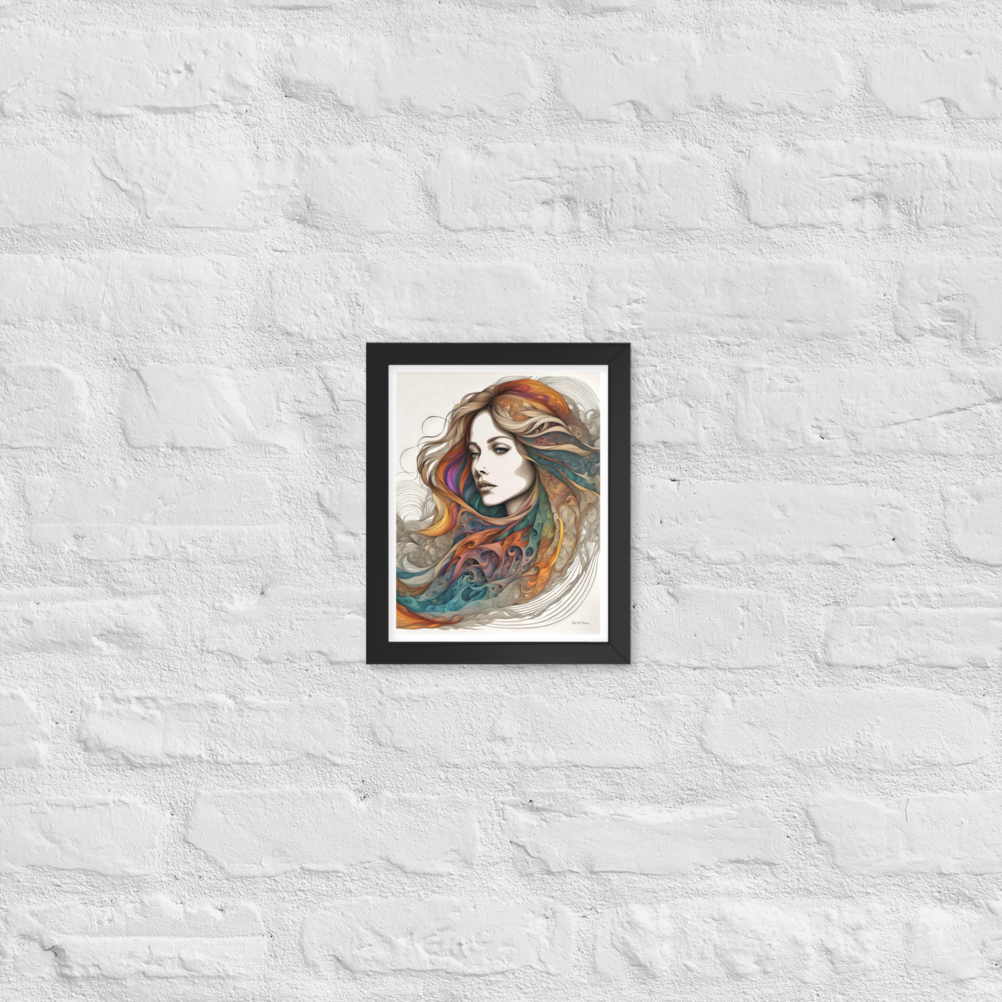 Fantasy in Motion - Framed Matte Poster Home & Garden > Decor > Artwork > Posters, Prints, & Visual Artworkvisual