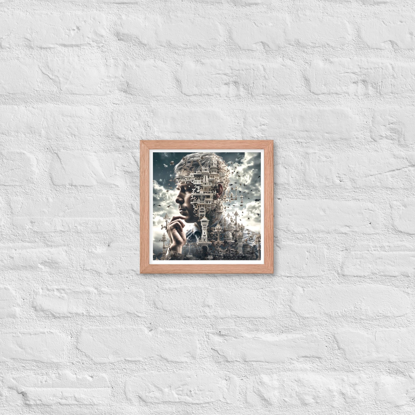 I Think Therefore I Am - Framed Matte Poster Home & Garden > Decor > Artwork > Posters, Prints, & Visual Artwork