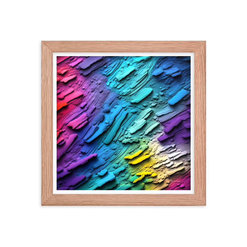 Rainbow Spectrum - Framed Matte Poster Home & Garden > Decor > Artwork > Posters, Prints, & Visual Artwork