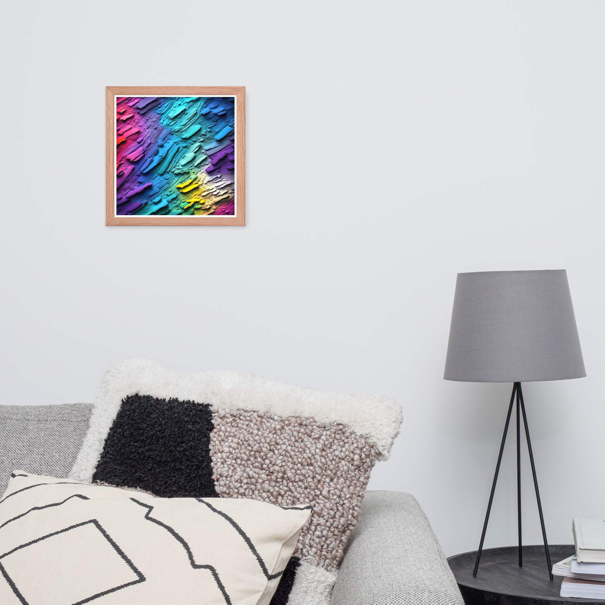 Rainbow Spectrum - Framed Matte Poster Home & Garden > Decor > Artwork > Posters, Prints, & Visual Artwork