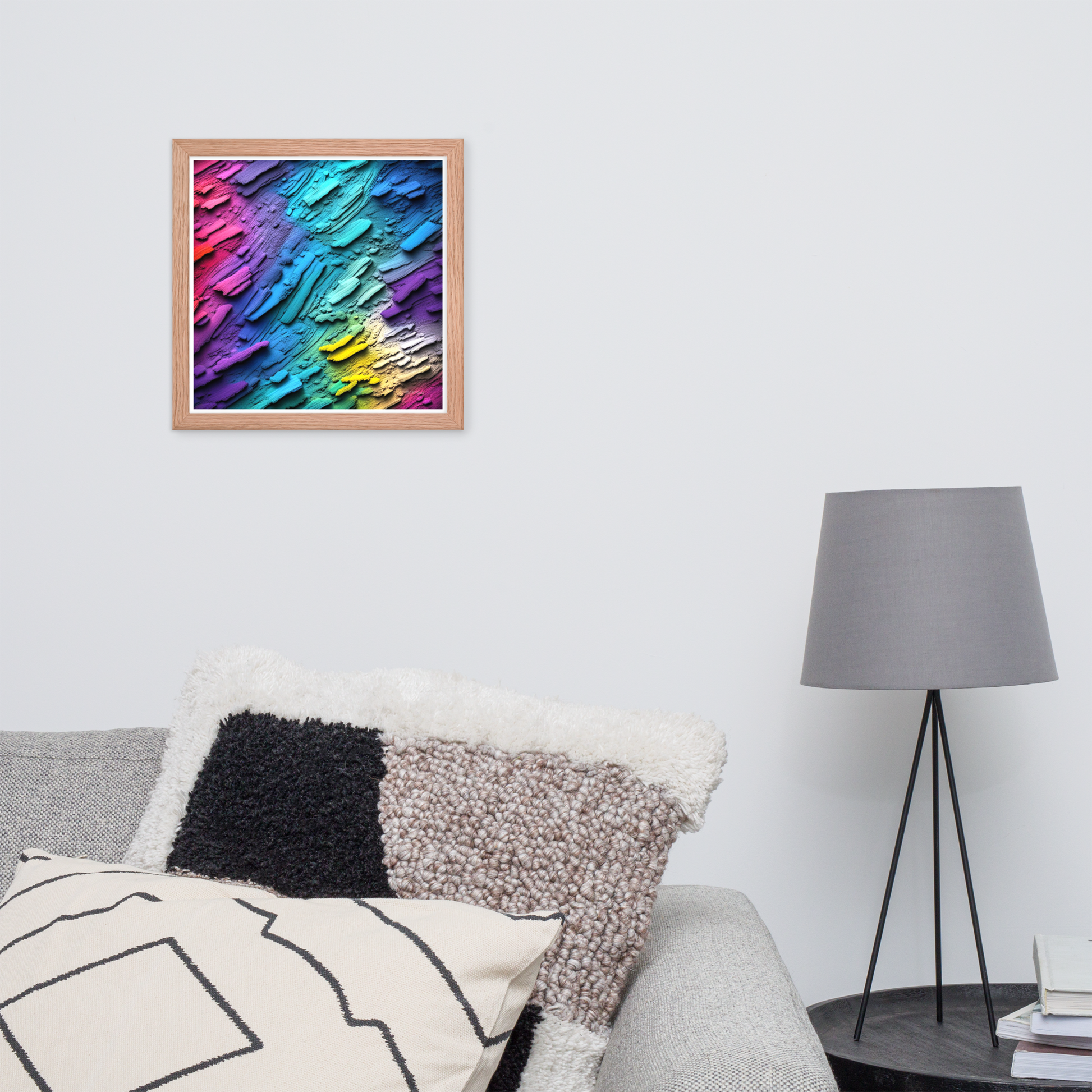 Rainbow Spectrum - Framed Matte Poster Home & Garden > Decor > Artwork > Posters, Prints, & Visual Artwork