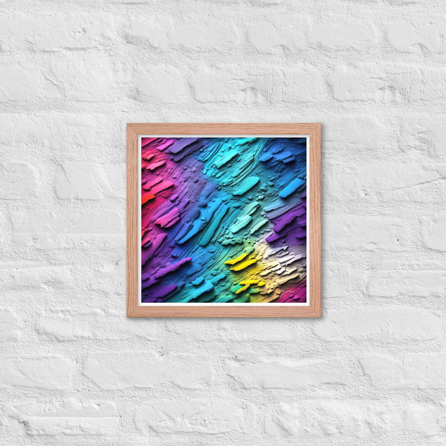 Rainbow Spectrum - Framed Matte Poster Home & Garden > Decor > Artwork > Posters, Prints, & Visual Artwork