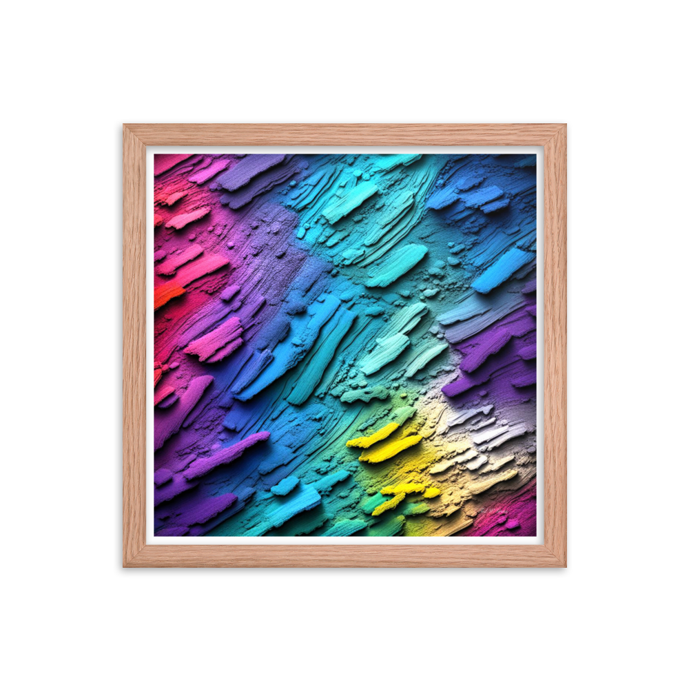 Rainbow Spectrum - Framed Matte Poster Home & Garden > Decor > Artwork > Posters, Prints, & Visual Artwork