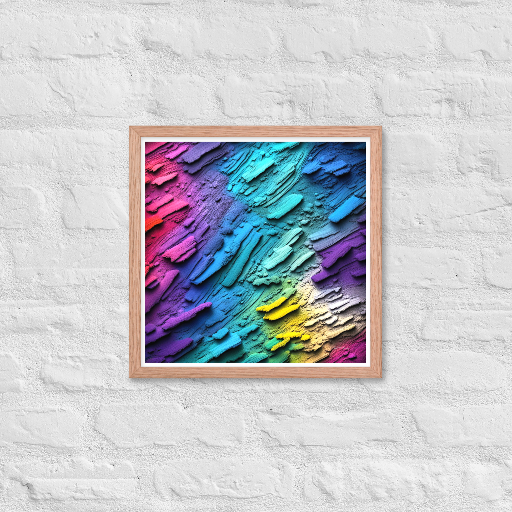 Rainbow Spectrum - Framed Matte Poster Home & Garden > Decor > Artwork > Posters, Prints, & Visual Artwork