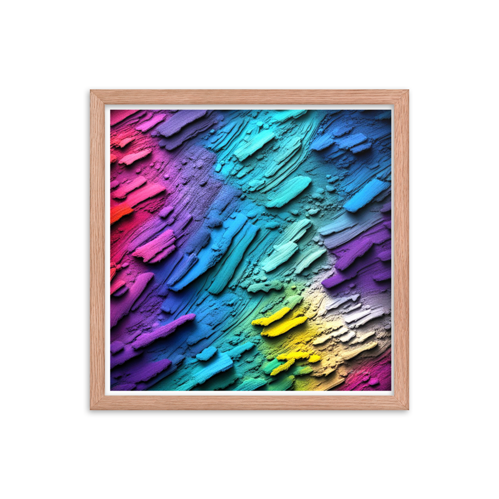 Rainbow Spectrum - Framed Matte Poster Home & Garden > Decor > Artwork > Posters, Prints, & Visual Artwork