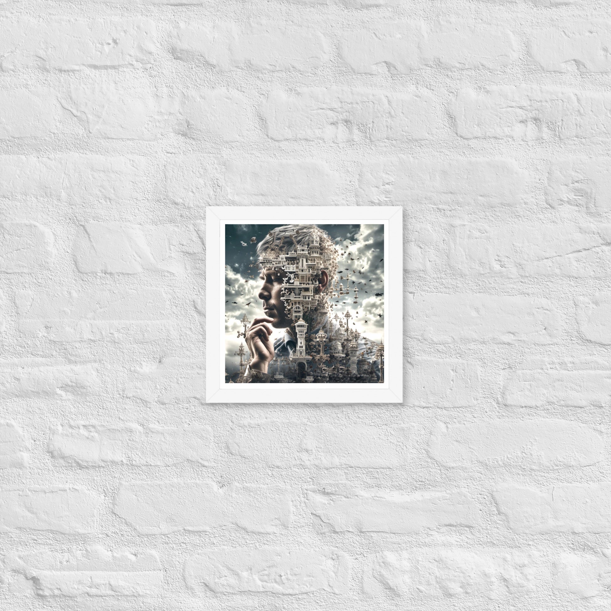 I Think Therefore I Am - Framed Matte Poster Home & Garden > Decor > Artwork > Posters, Prints, & Visual Artwork