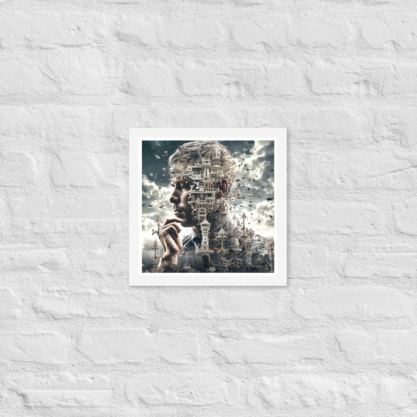 I Think Therefore I Am - Framed Matte Poster Home & Garden > Decor > Artwork > Posters, Prints, & Visual Artwork