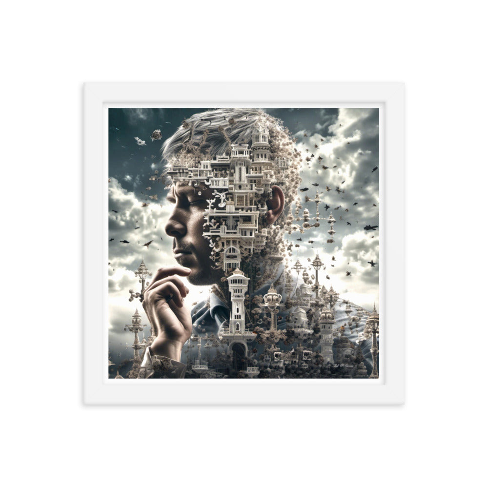 I Think Therefore I Am - Framed Matte Poster Home & Garden > Decor > Artwork > Posters, Prints, & Visual Artwork