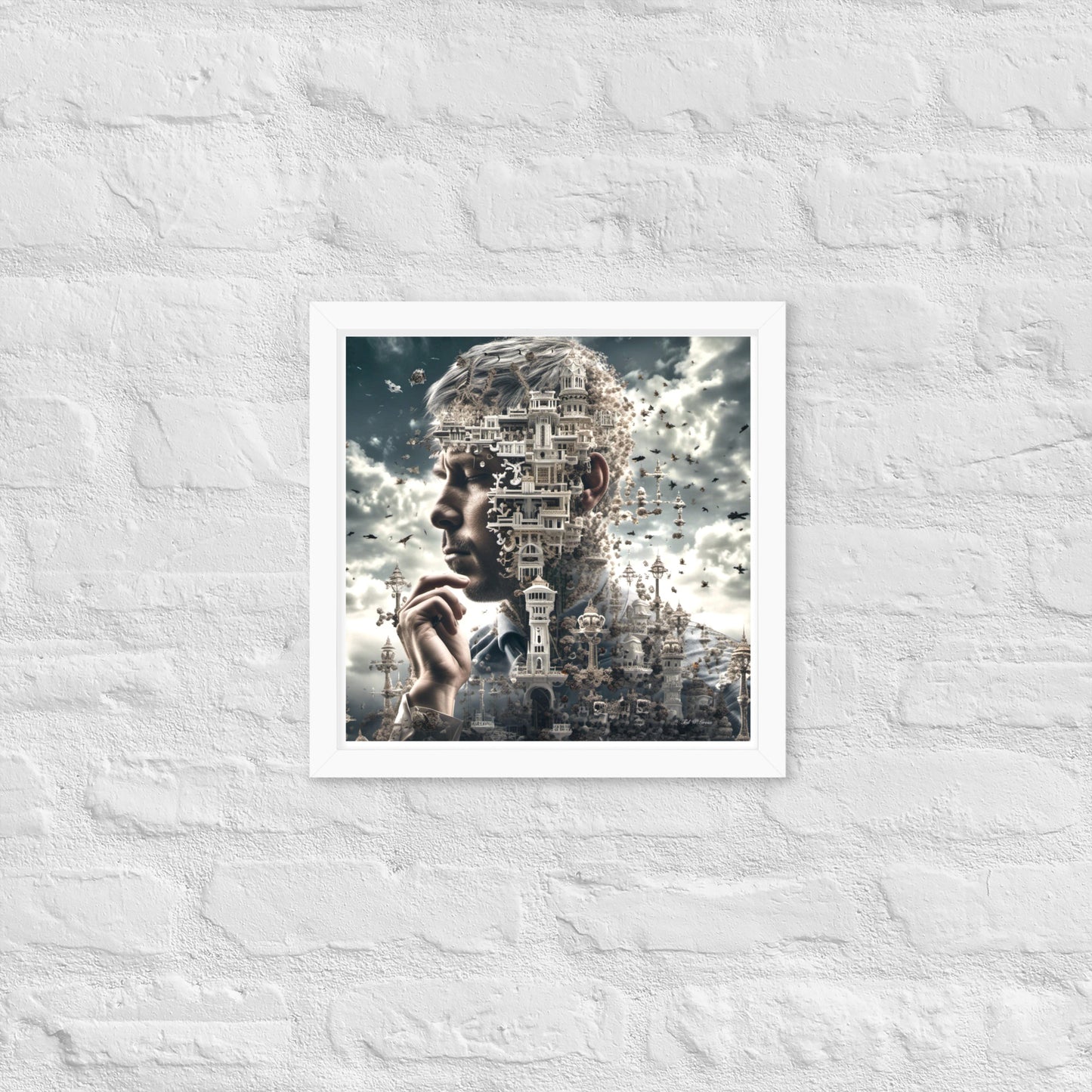 I Think Therefore I Am - Framed Matte Poster Home & Garden > Decor > Artwork > Posters, Prints, & Visual Artwork