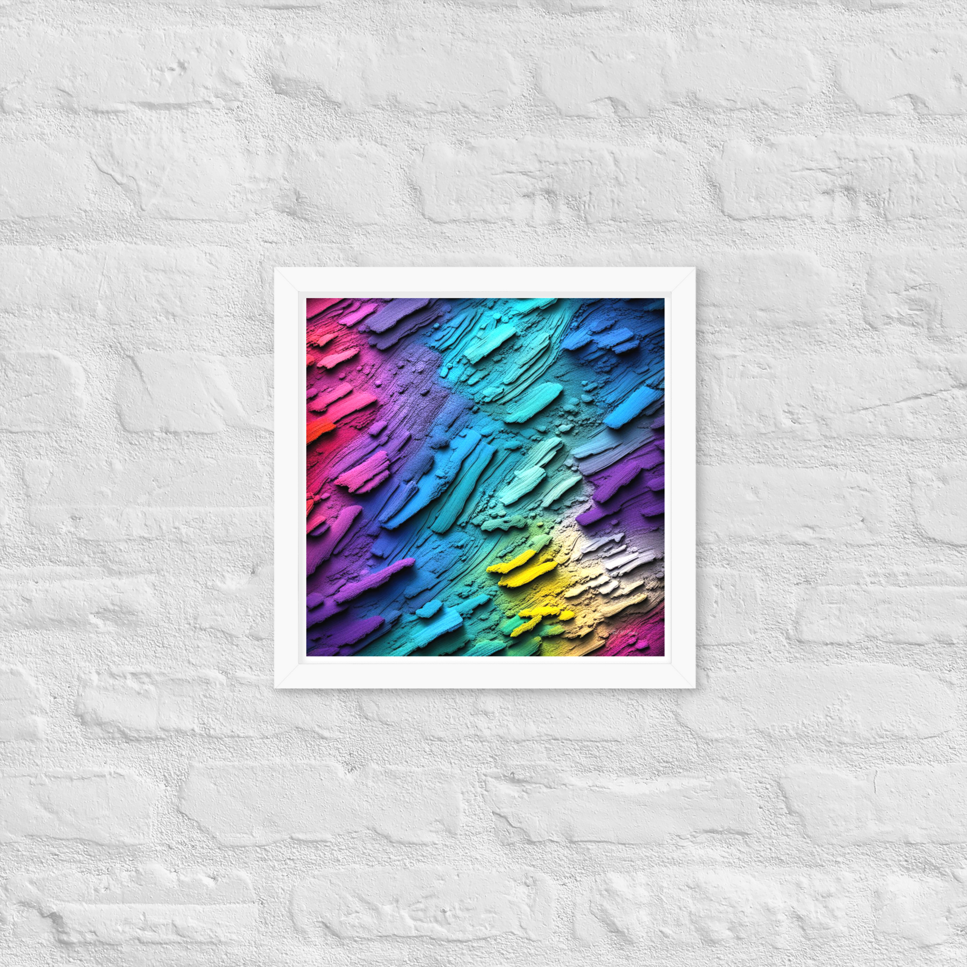 Rainbow Spectrum - Framed Matte Poster Home & Garden > Decor > Artwork > Posters, Prints, & Visual Artwork