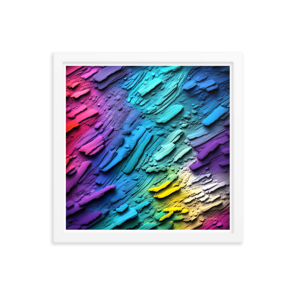 Rainbow Spectrum - Framed Matte Poster Home & Garden > Decor > Artwork > Posters, Prints, & Visual Artwork