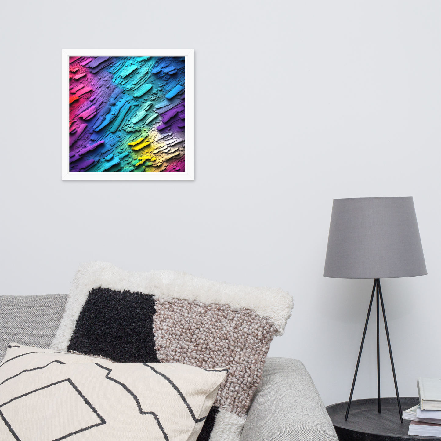 Rainbow Spectrum - Framed Matte Poster Home & Garden > Decor > Artwork > Posters, Prints, & Visual Artwork