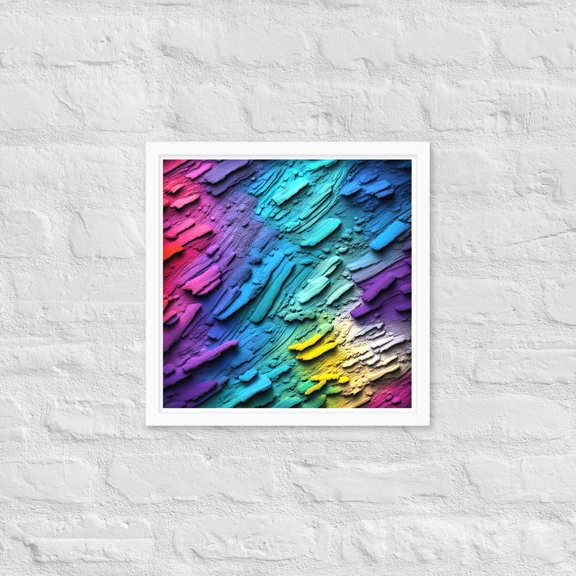 Rainbow Spectrum - Framed Matte Poster Home & Garden > Decor > Artwork > Posters, Prints, & Visual Artwork