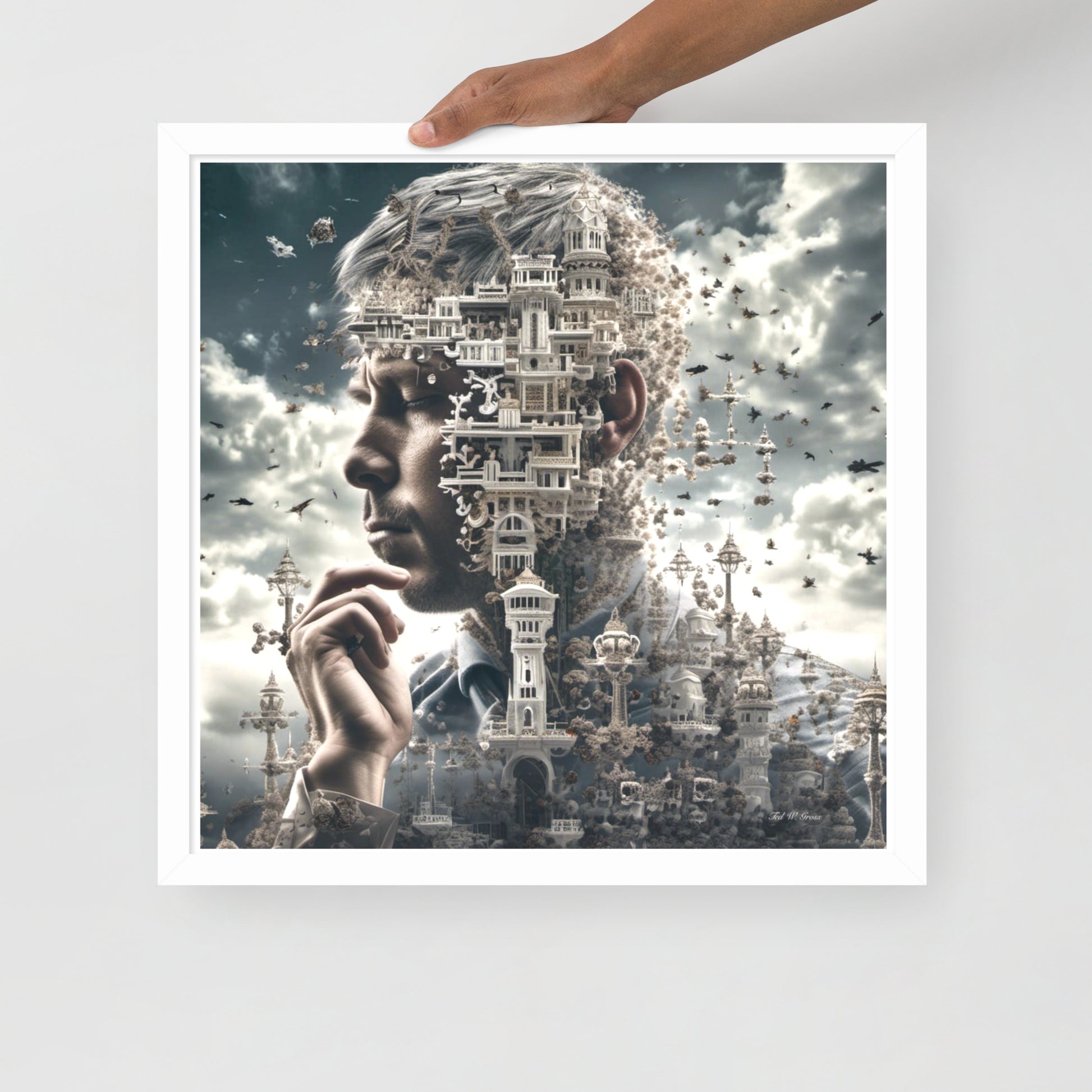 I Think Therefore I Am - Framed Matte Poster Home & Garden > Decor > Artwork > Posters, Prints, & Visual Artwork