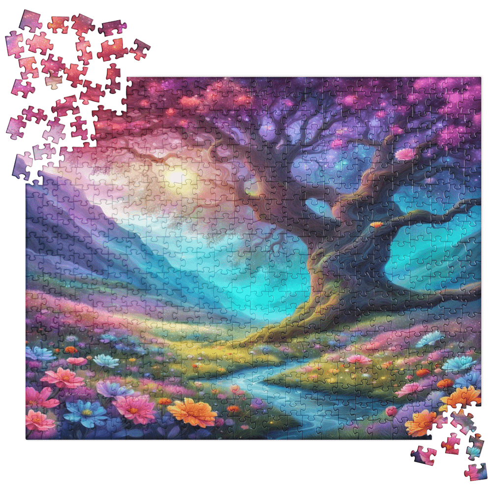 Fantastical Woodland - 520 Pcs. Jigsaw Puzzle Puzzles