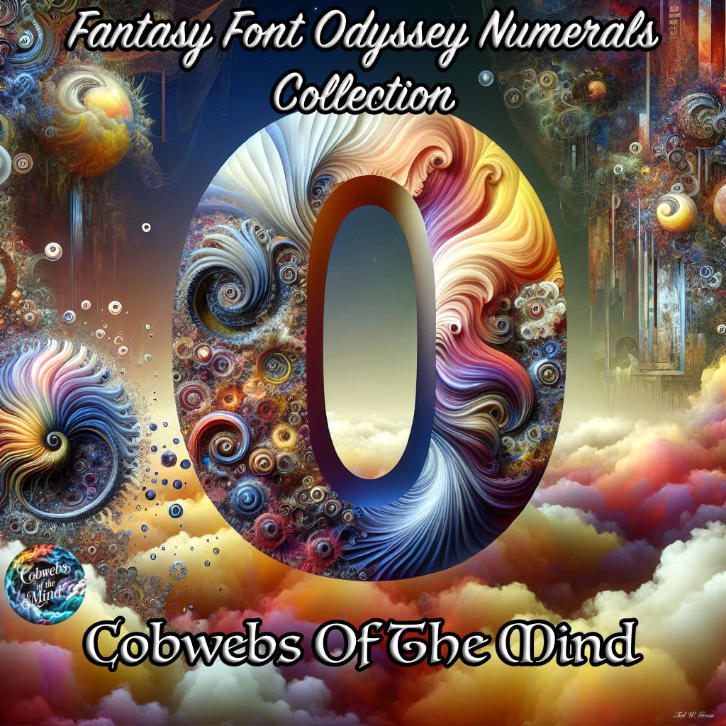 Fantasy Font Odyssey Numerals Collection PDF Catalog Art > Digital Art > Cobwebs Of The Mind > Abstract > Digital Compositions