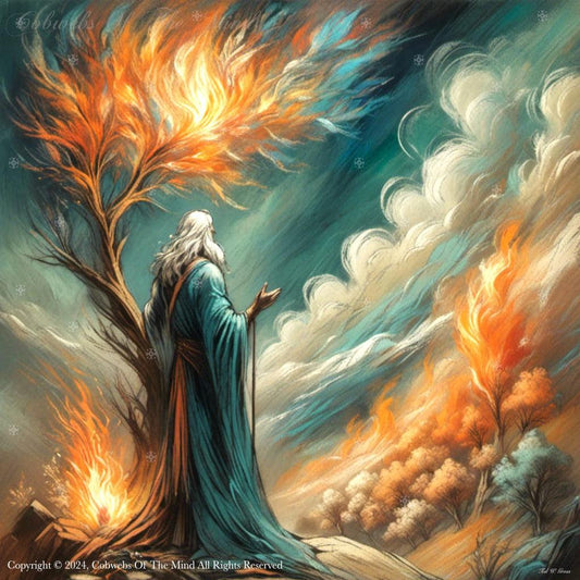 Flames of Prophecy - Digital Art Bible Cobwebs Of The Mind digital art Holidays Old Testament passover Art > Digital Art > Cobwebs Of The Mind > Abstract > Digital Compositions