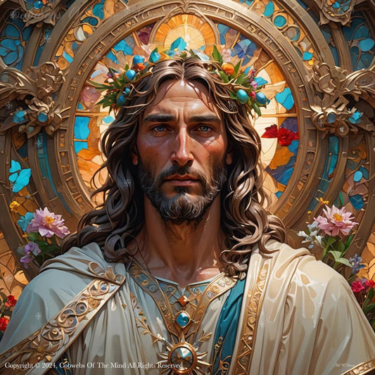 Floral Crown of Easter - Digital Art Bible easter new testament Art > Digital Art > Cobwebs Of The Mind > Abstract > Digital Compositions