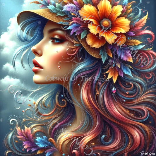 Floral Labyrinth - OpenSea Feminine Mosaic NFT 1 - Drop - Cobwebs Of The Mind
