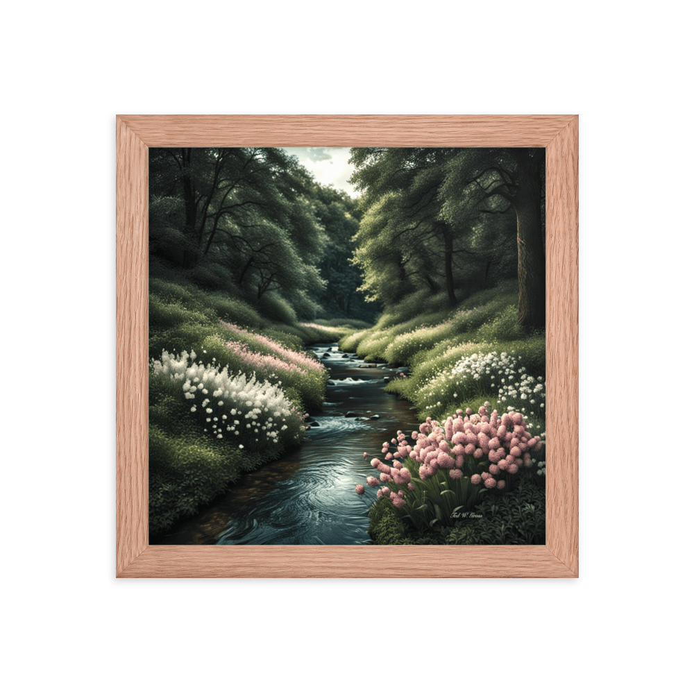 Forest Tranquility - Framed Matte Poster Home & Garden > Decor > Artwork > Posters, Prints, & Visual Artwork