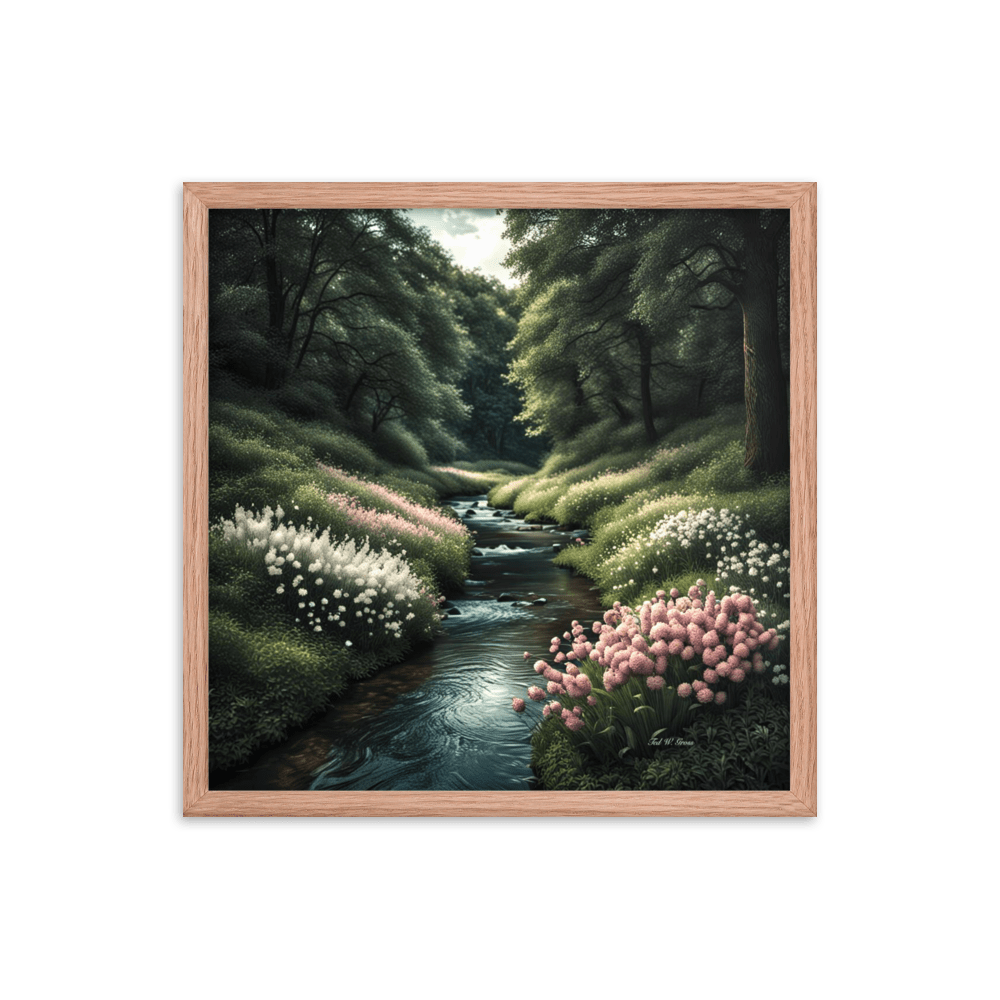 Forest Tranquility - Framed Matte Poster Home & Garden > Decor > Artwork > Posters, Prints, & Visual Artwork