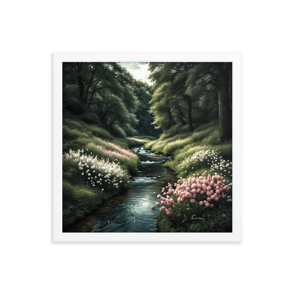 Forest Tranquility - Framed Matte Poster Home & Garden > Decor > Artwork > Posters, Prints, & Visual Artwork