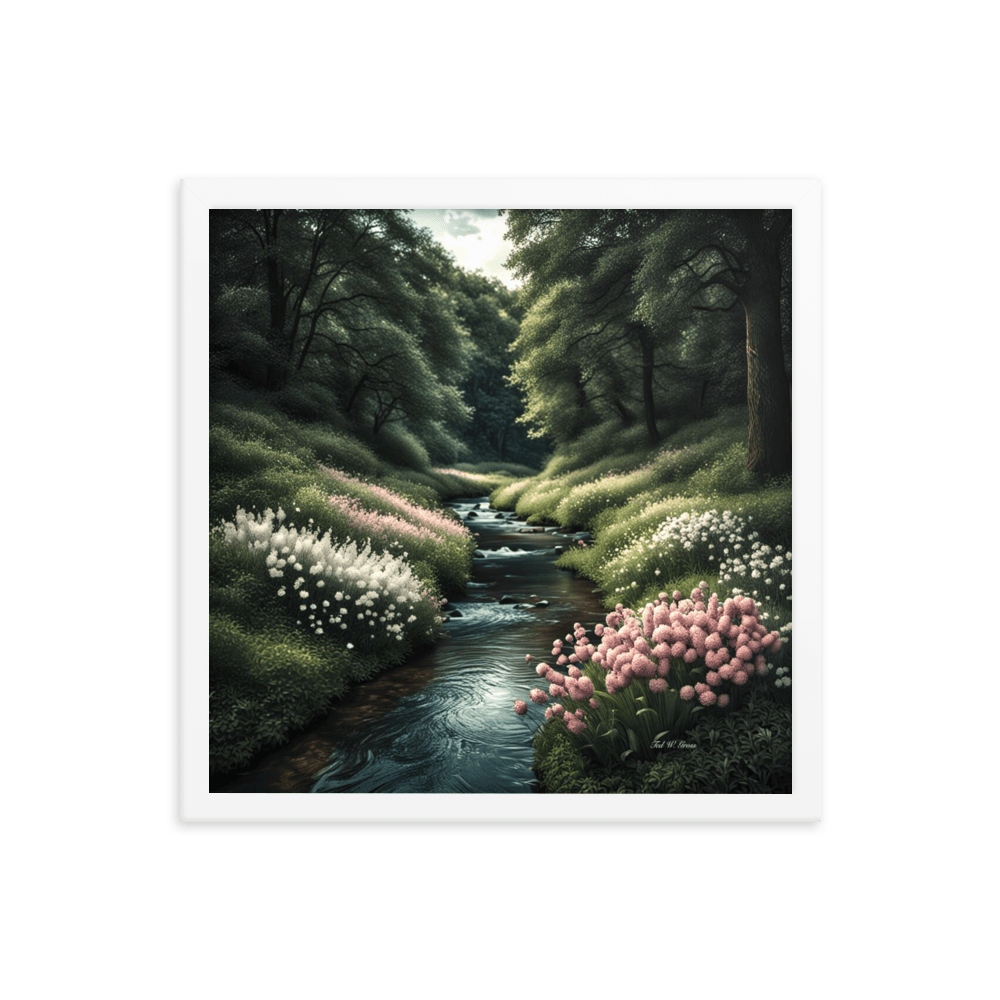 Forest Tranquility - Framed Matte Poster Home & Garden > Decor > Artwork > Posters, Prints, & Visual Artwork