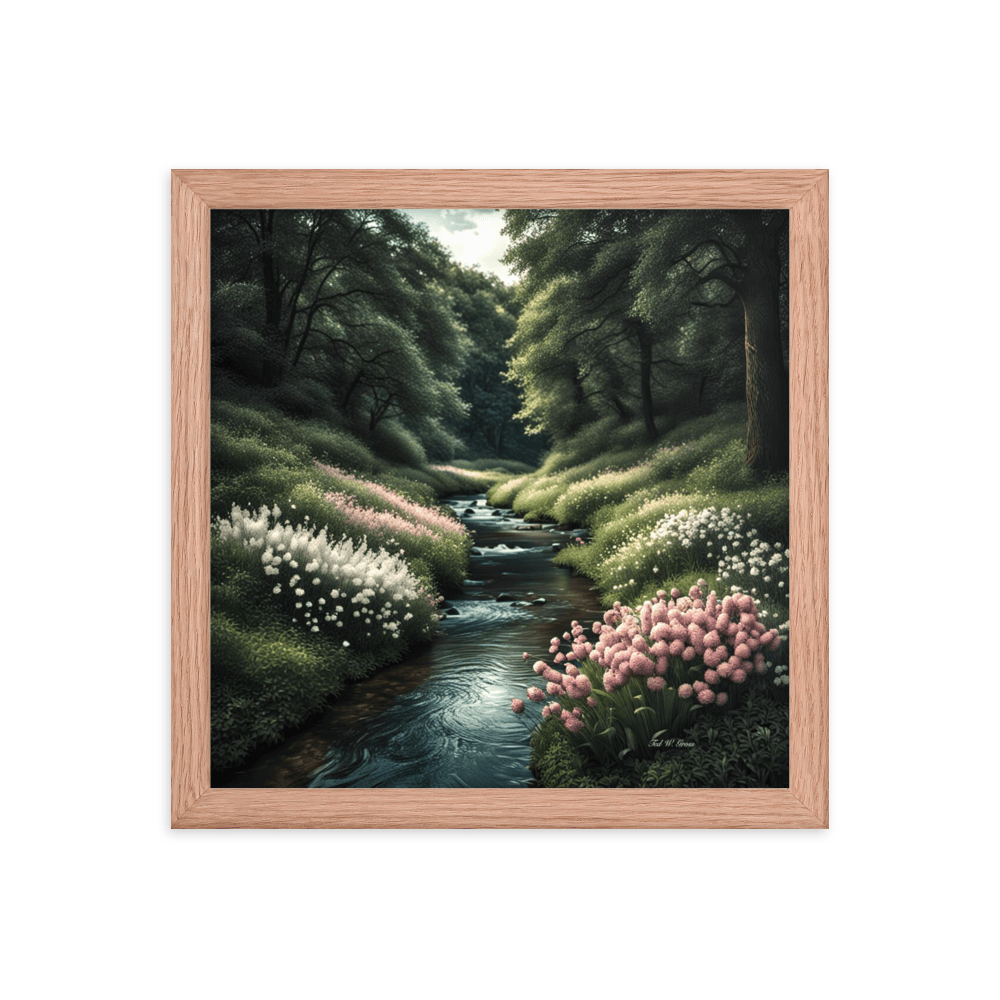 Forest Tranquility - Framed Matte Poster Home & Garden > Decor > Artwork > Posters, Prints, & Visual Artwork