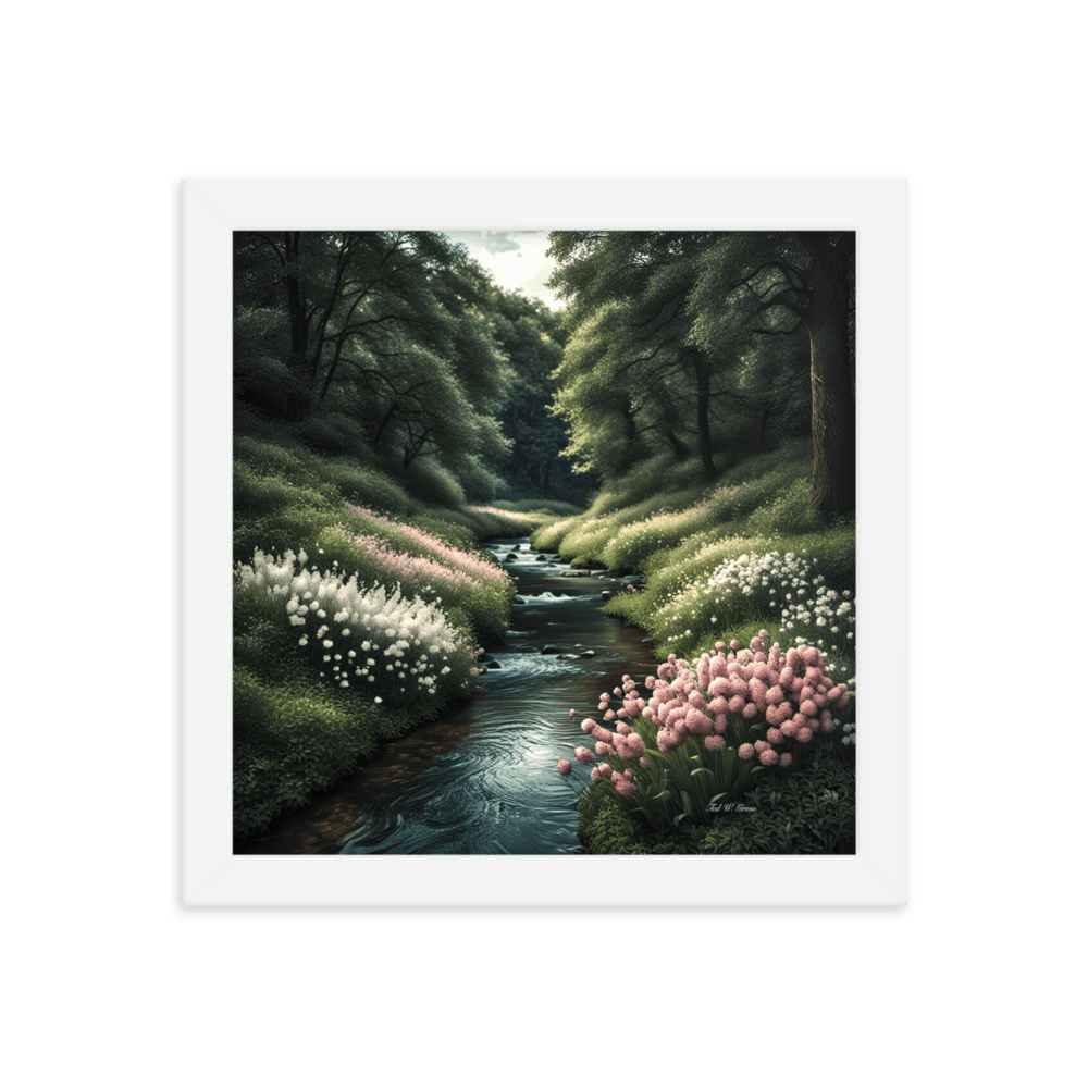 Forest Tranquility - Framed Matte Poster Home & Garden > Decor > Artwork > Posters, Prints, & Visual Artwork