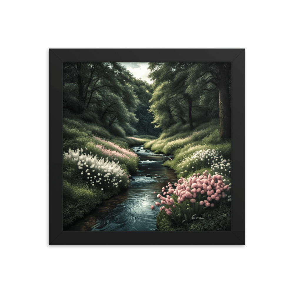 Forest Tranquility - Framed Matte Poster Home & Garden > Decor > Artwork > Posters, Prints, & Visual Artwork