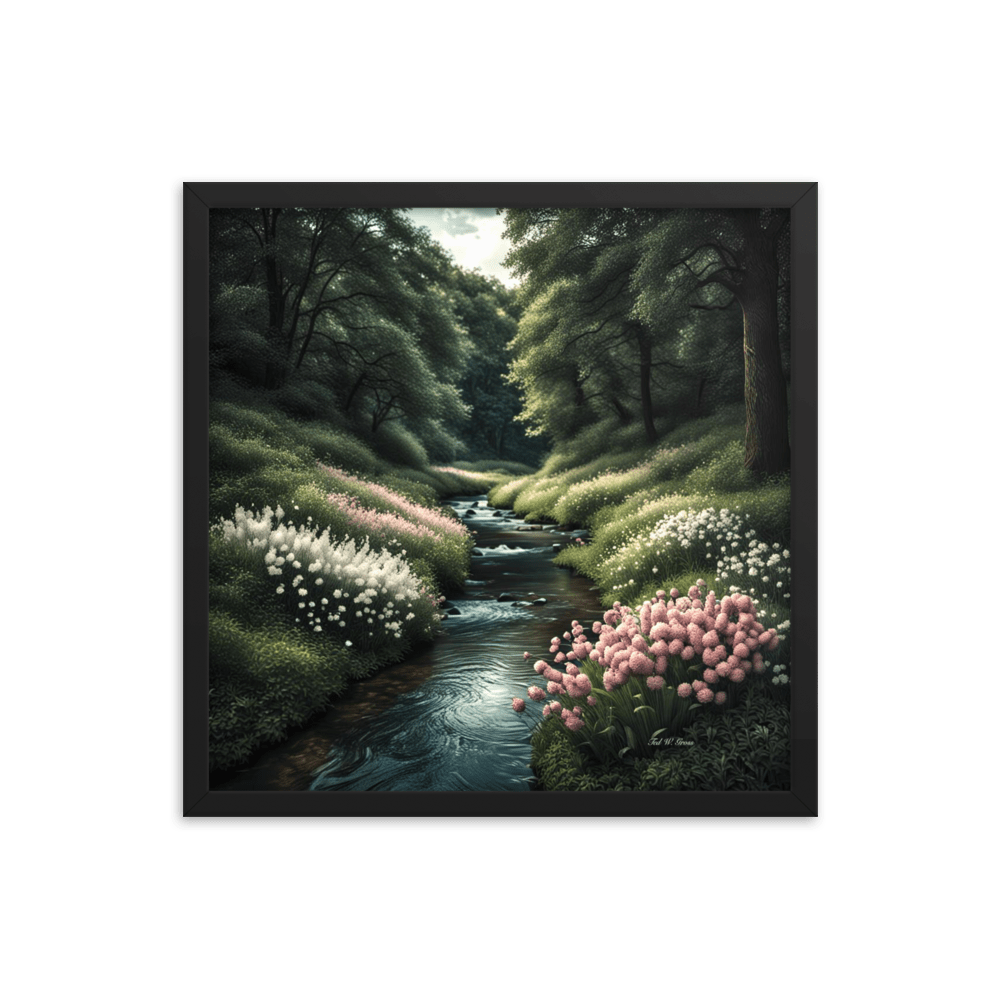 Forest Tranquility - Framed Matte Poster Home & Garden > Decor > Artwork > Posters, Prints, & Visual Artwork