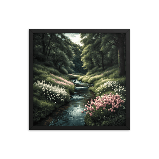 Forest Tranquility - Framed Matte Poster Home & Garden > Decor > Artwork > Posters, Prints, & Visual Artwork