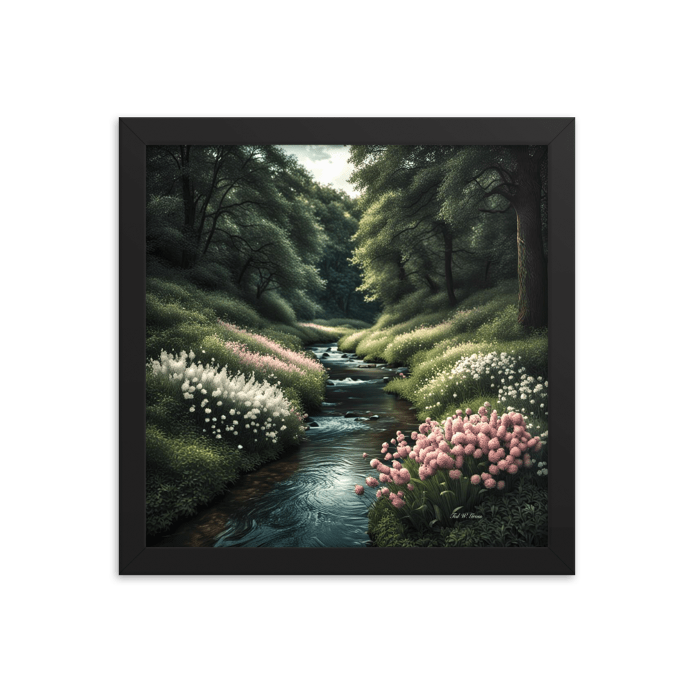 Forest Tranquility - Framed Matte Poster Home & Garden > Decor > Artwork > Posters, Prints, & Visual Artwork