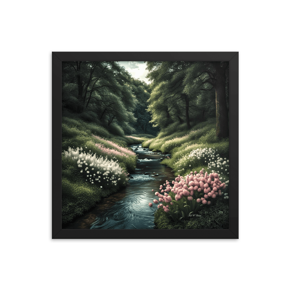 Forest Tranquility - Framed Matte Poster Home & Garden > Decor > Artwork > Posters, Prints, & Visual Artwork