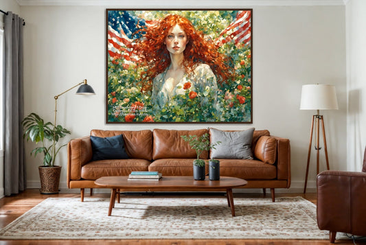 Freedom's Crimson Whisper - OpenSea NFT American Reverie Legendary 1 - Drop - Cobwebs Of The Mind