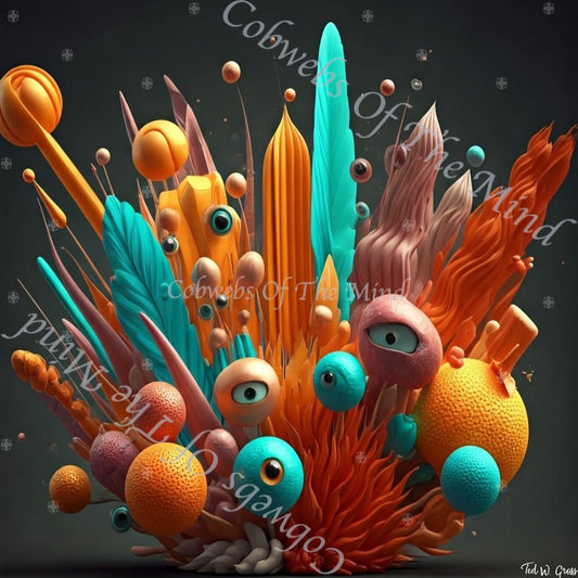 Gloms 024 - Gloms NFT 1 - Drop Collection - Cobwebs Of The Mind