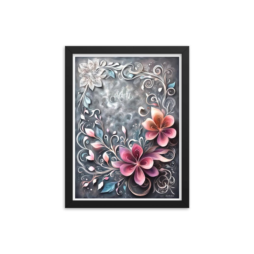 Graceful Elegance - Framed Matte Poster Home & Garden > Decor > Artwork > Posters, Prints, & Visual Artwork